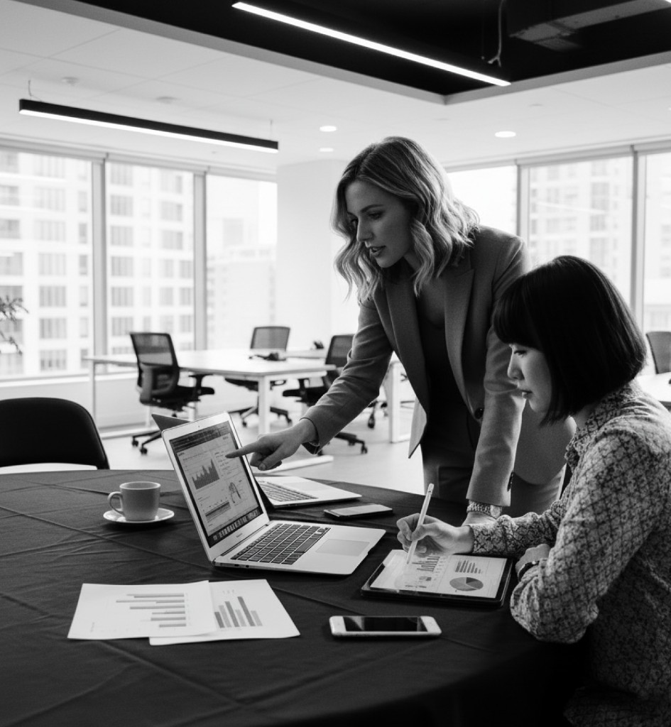 Industrial consulting team onsite