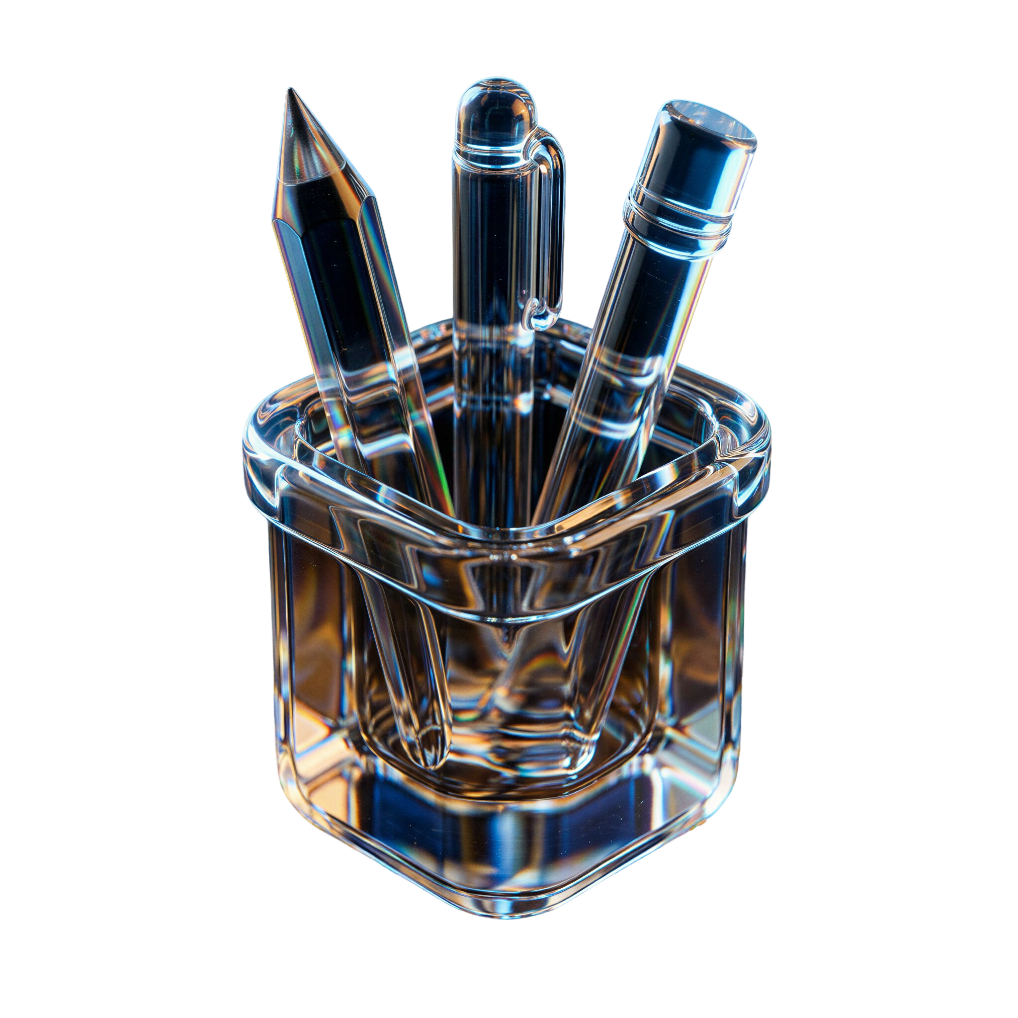 Pen holder illustration